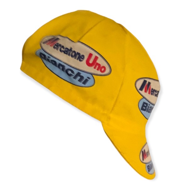 Bianchi Cycling Hat Cap Original Italian NEW Merktone Uno NWOT Unisex One-Size - Picture 2 of 6